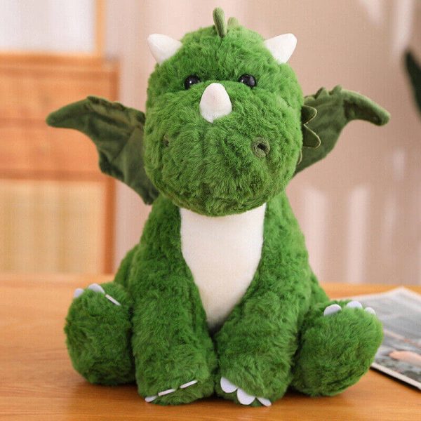 2 in 1 Dinosaur Plush Toy Stuffed Soft Dino in A Dragon Egg Pillow Doll